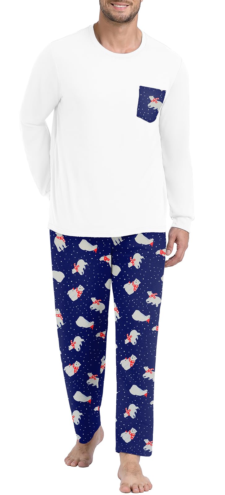 Long Sleeve Crewneck Pj Set