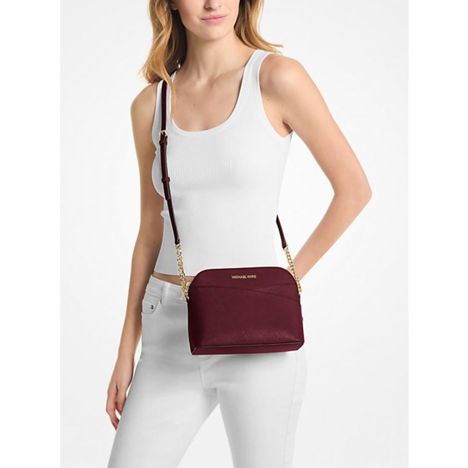 Michael Kors Medium Crossbody Leather Handbag - Purcell's Clothing Company - 