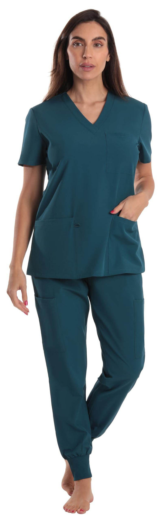 JUST LOVE V-Neck Scrub Set - Purcell's Clothing Company