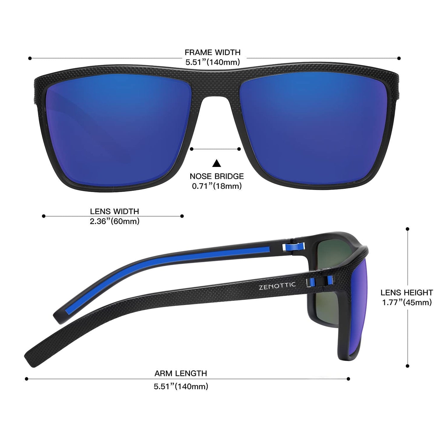 ZENOTTIC Polarized Sunglasses