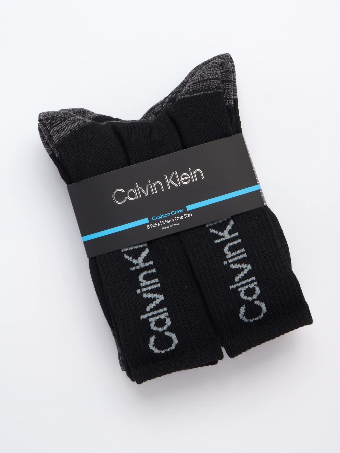 Calvin Klein Cushioned Crew Socks (5-Pair)