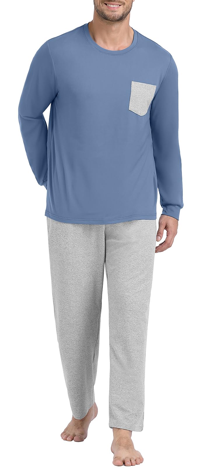 Long Sleeve Crewneck Pj Set