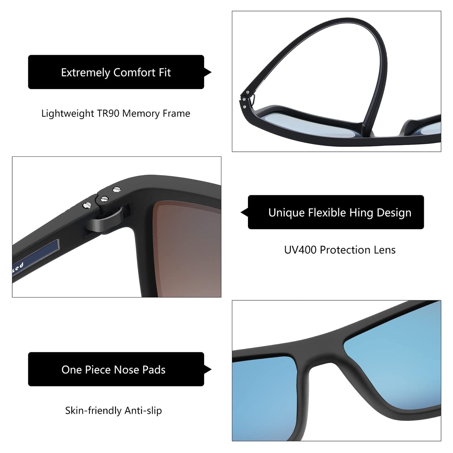 ZENOTTIC Polarized Sunglasses