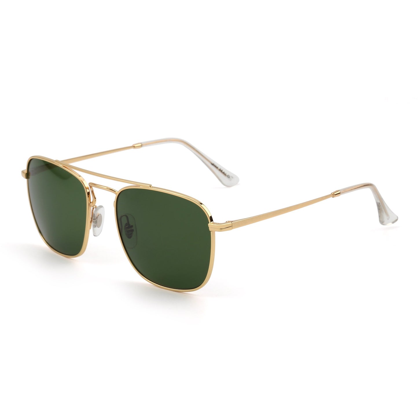 JIM HALO Retro Square Aviator Sunglasses