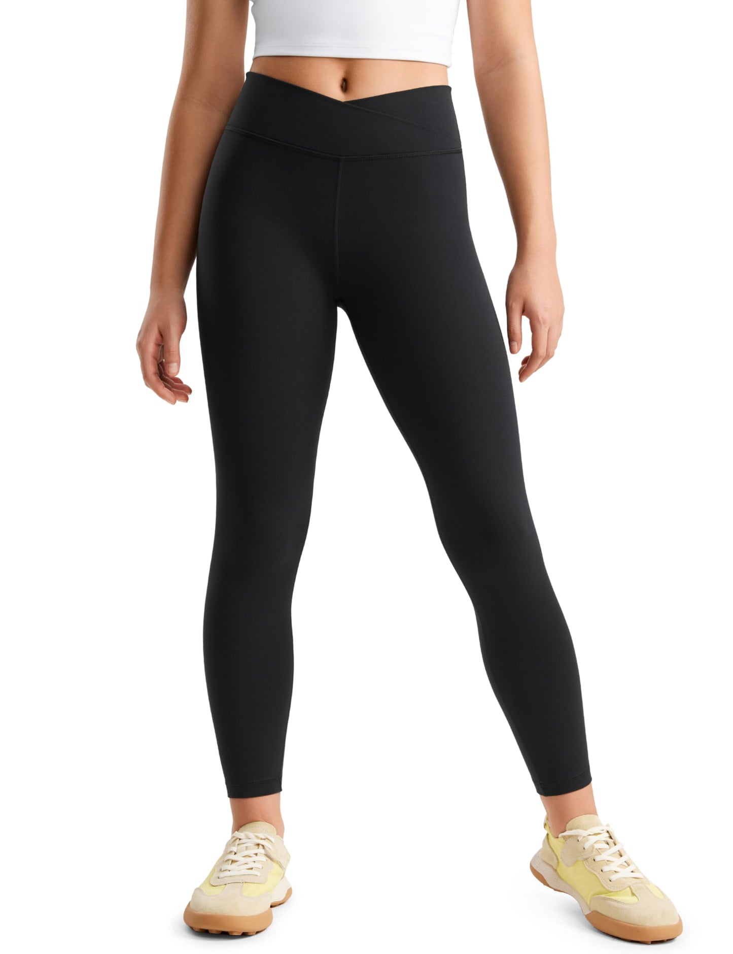 High Waist Crossover Yoga Pants