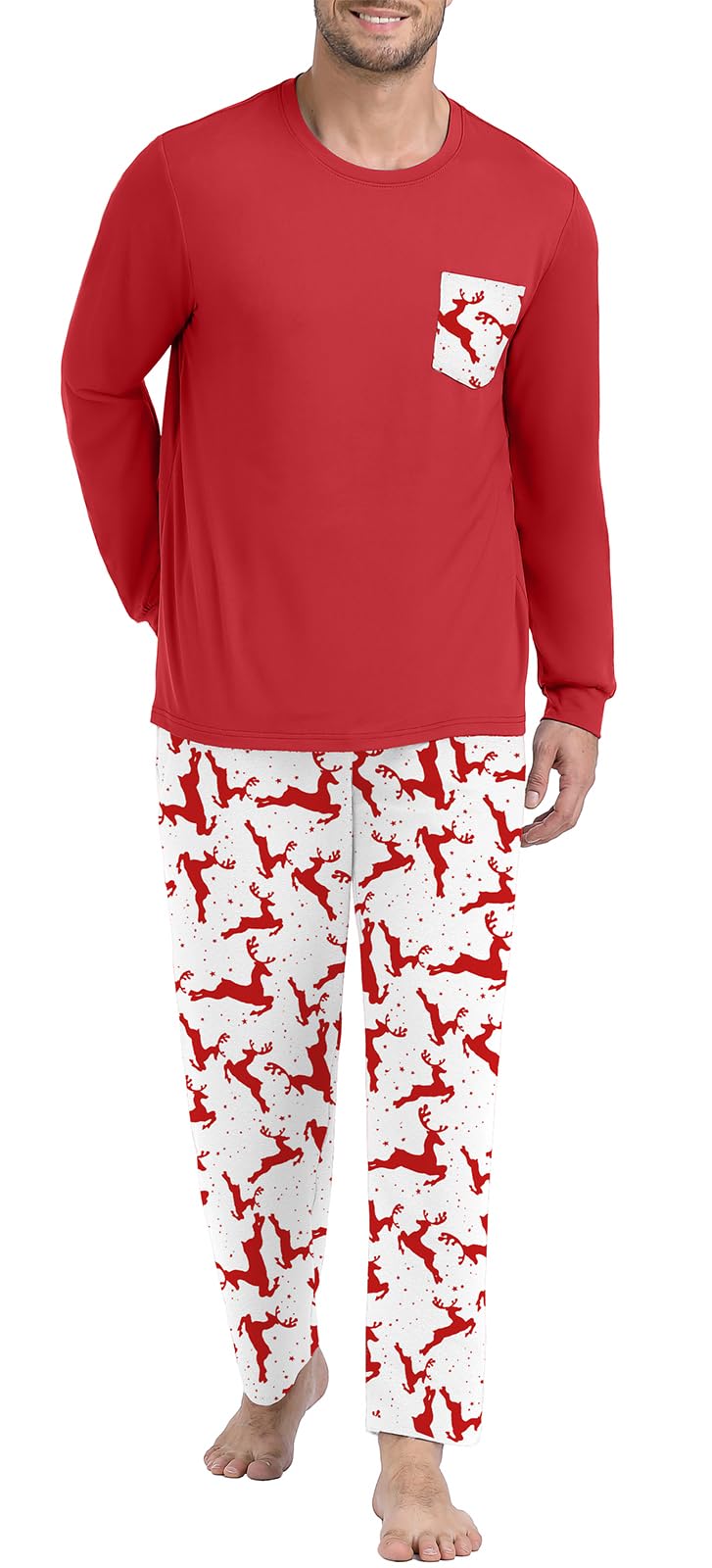 Long Sleeve Crewneck Pj Set