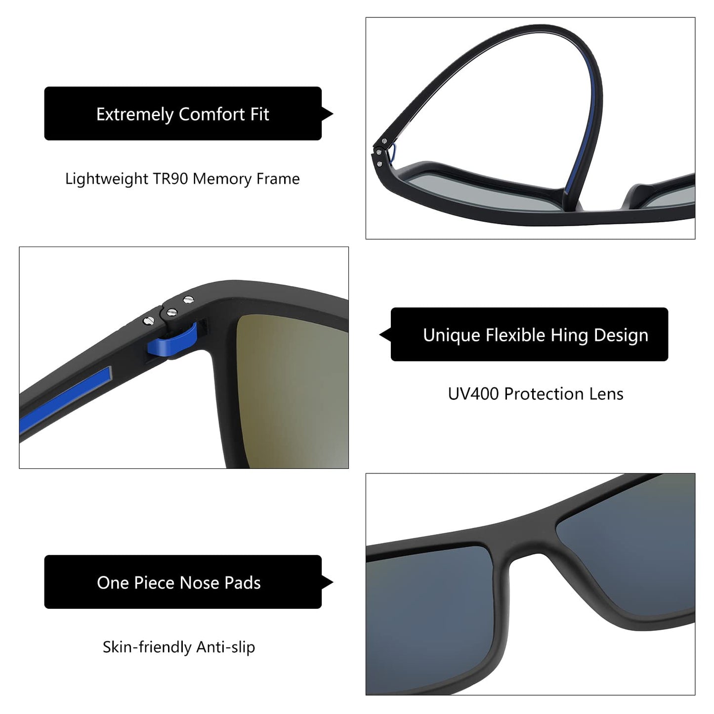 ZENOTTIC Polarized Sunglasses