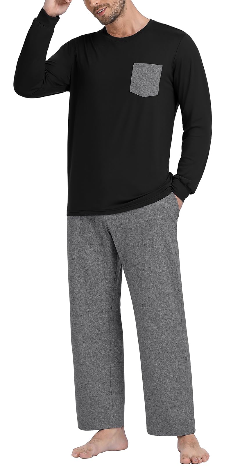 Long Sleeve Crewneck Pj Set