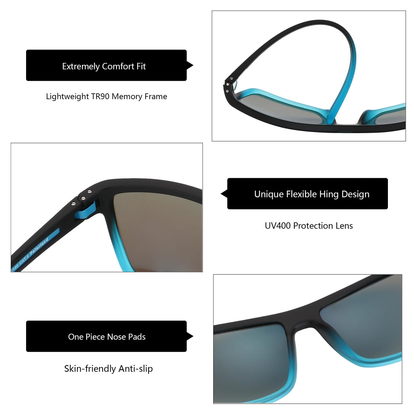 ZENOTTIC Polarized Sunglasses