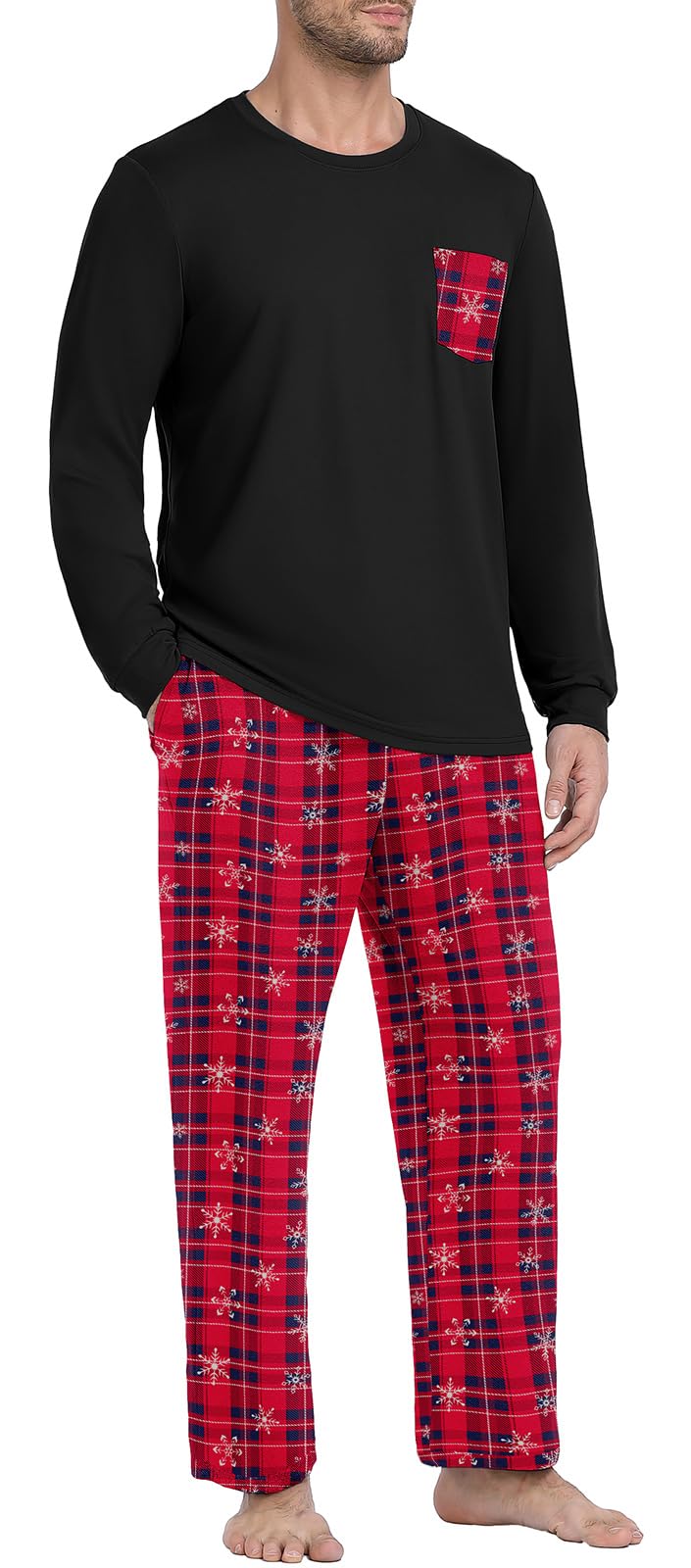 Long Sleeve Crewneck Pj Set