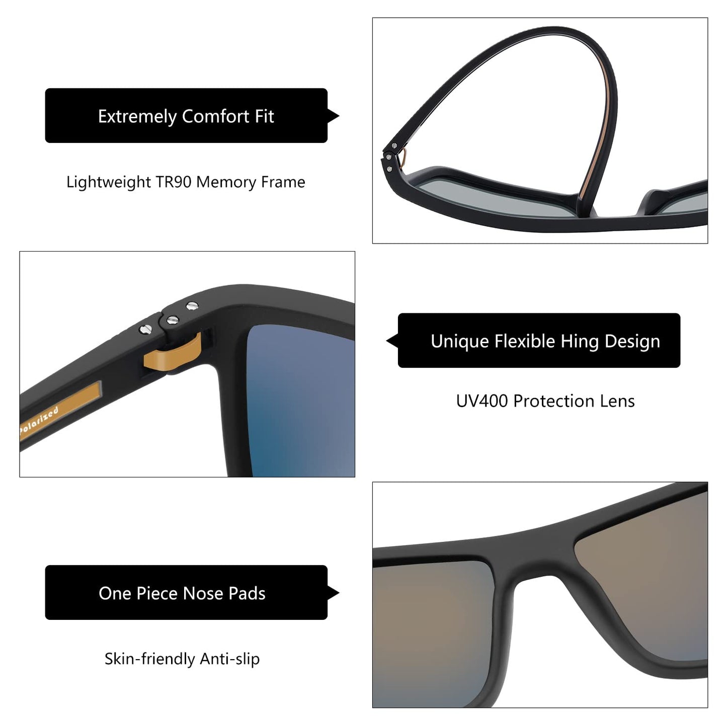 ZENOTTIC Polarized Sunglasses