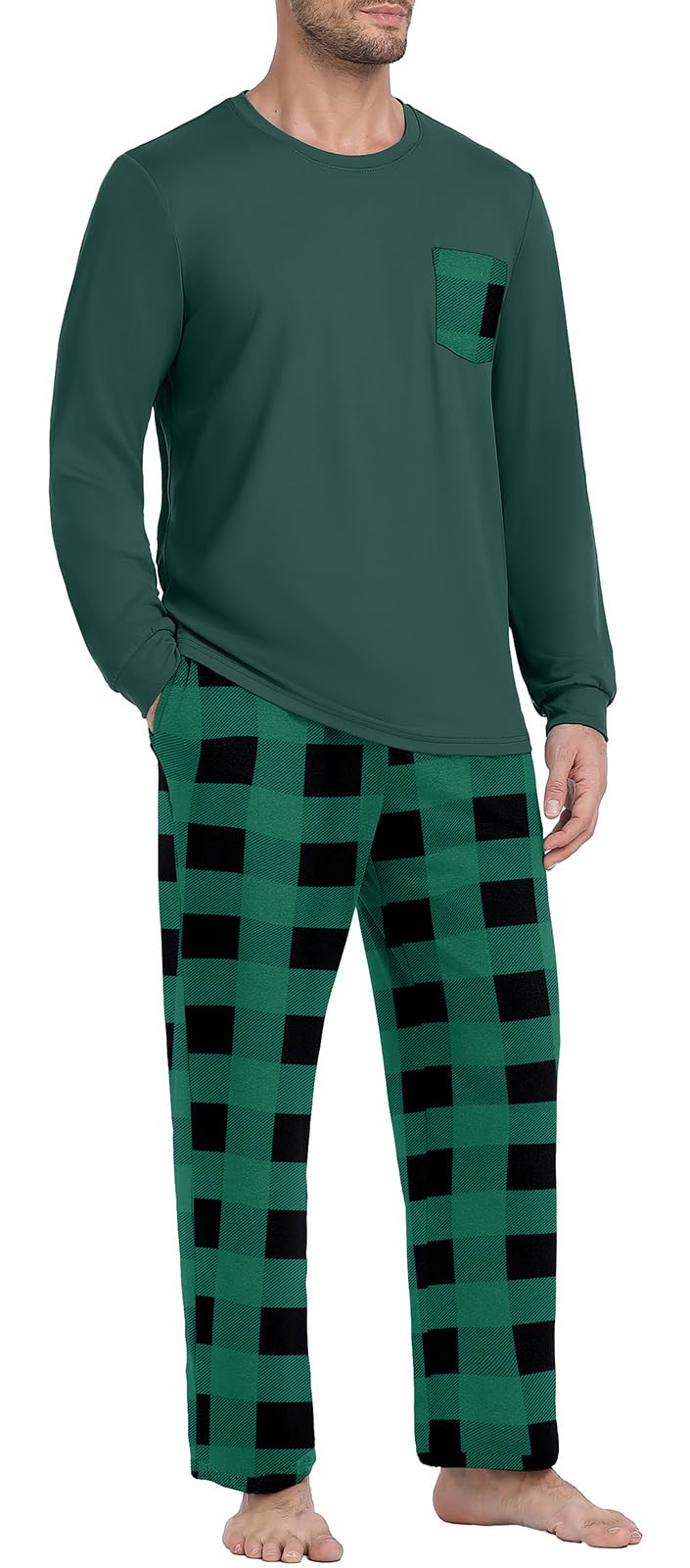 Long Sleeve Crewneck Pj Set