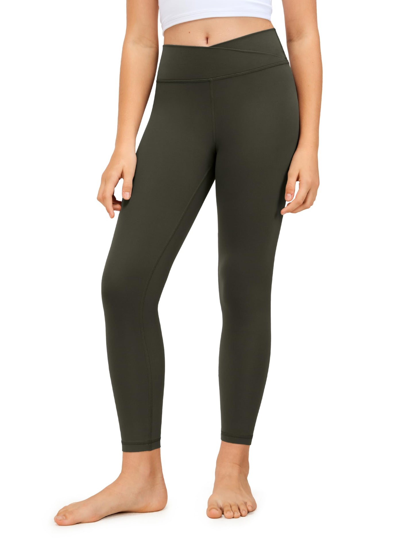 High Waist Crossover Yoga Pants