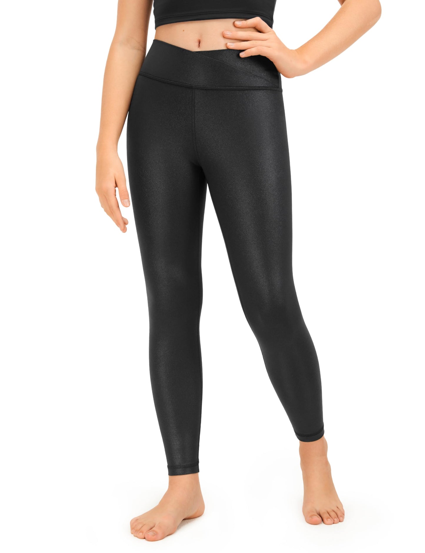 High Waist Crossover Yoga Pants