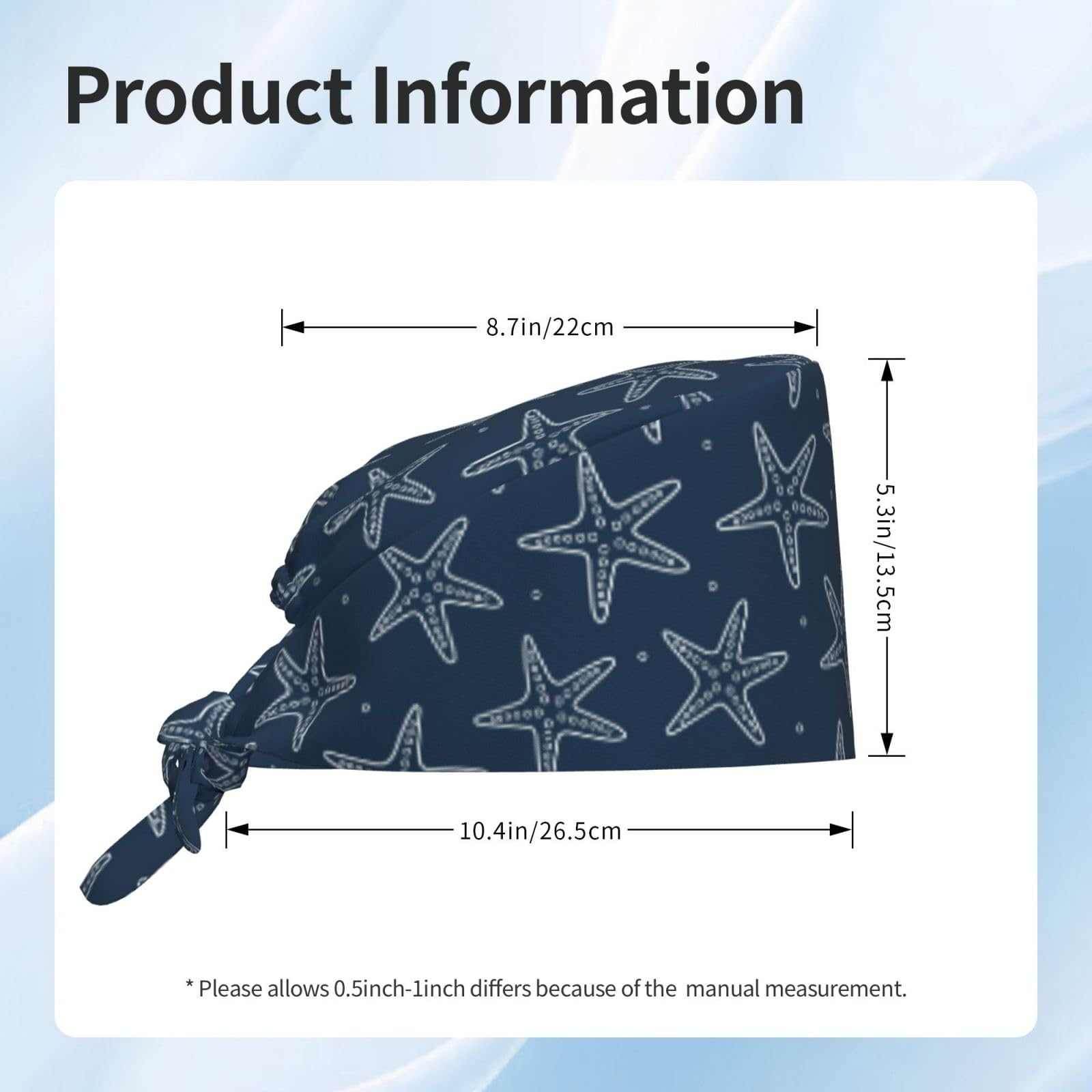 Unisex Adjustable Scrub Cap W/ Elastic - Purcell's Clothing Company