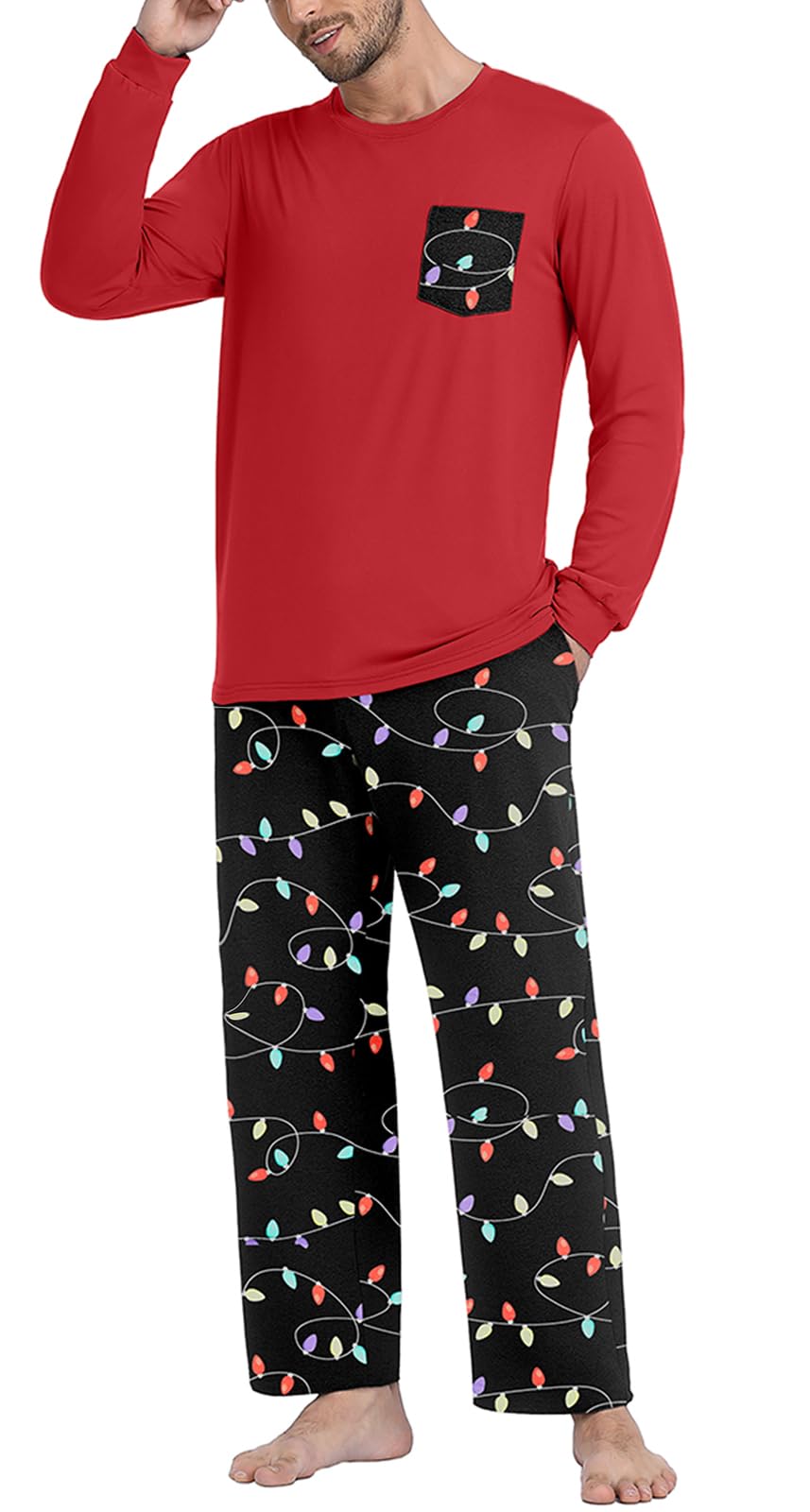 Long Sleeve Crewneck Pj Set