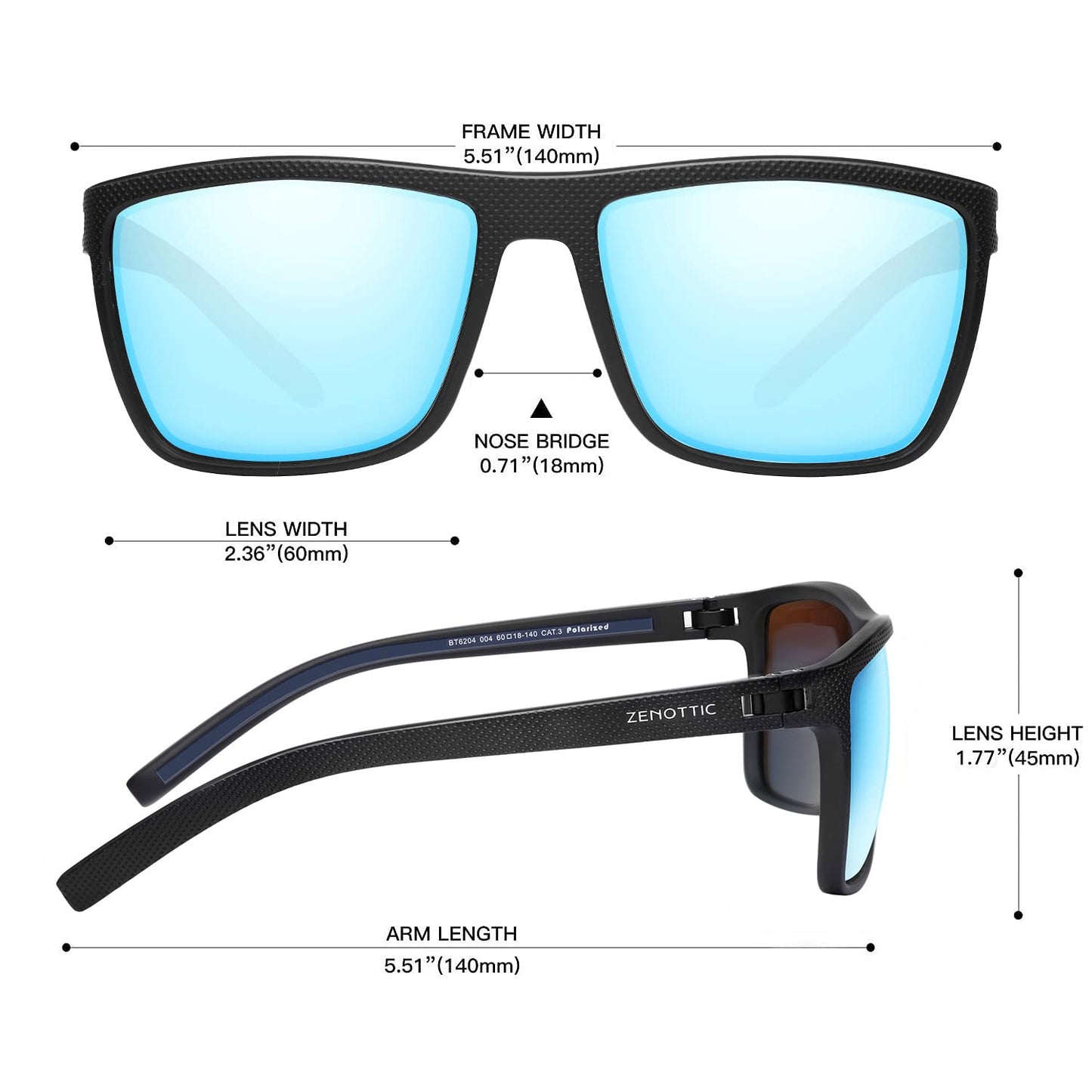 ZENOTTIC Polarized Sunglasses