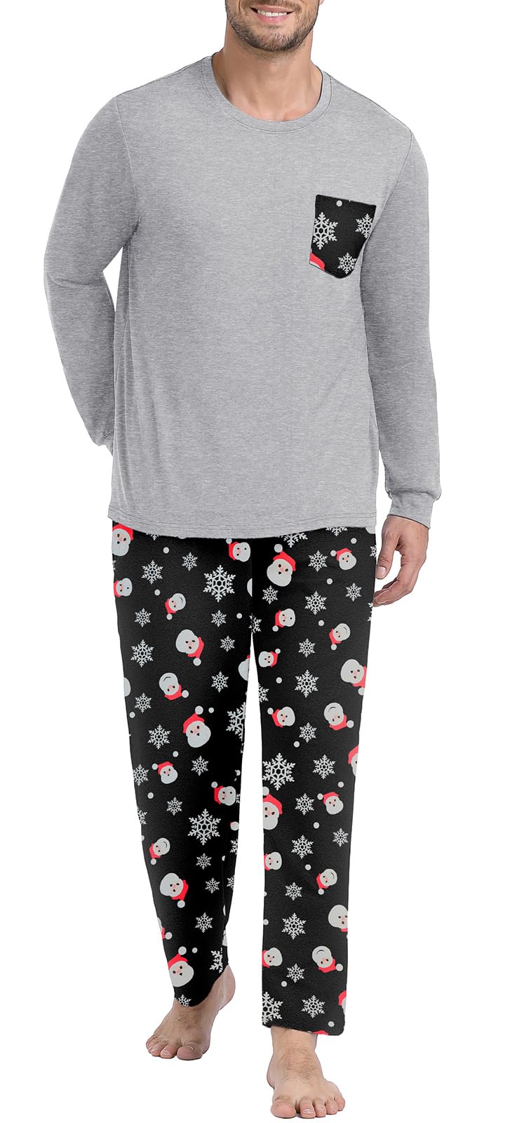 Long Sleeve Crewneck Pj Set