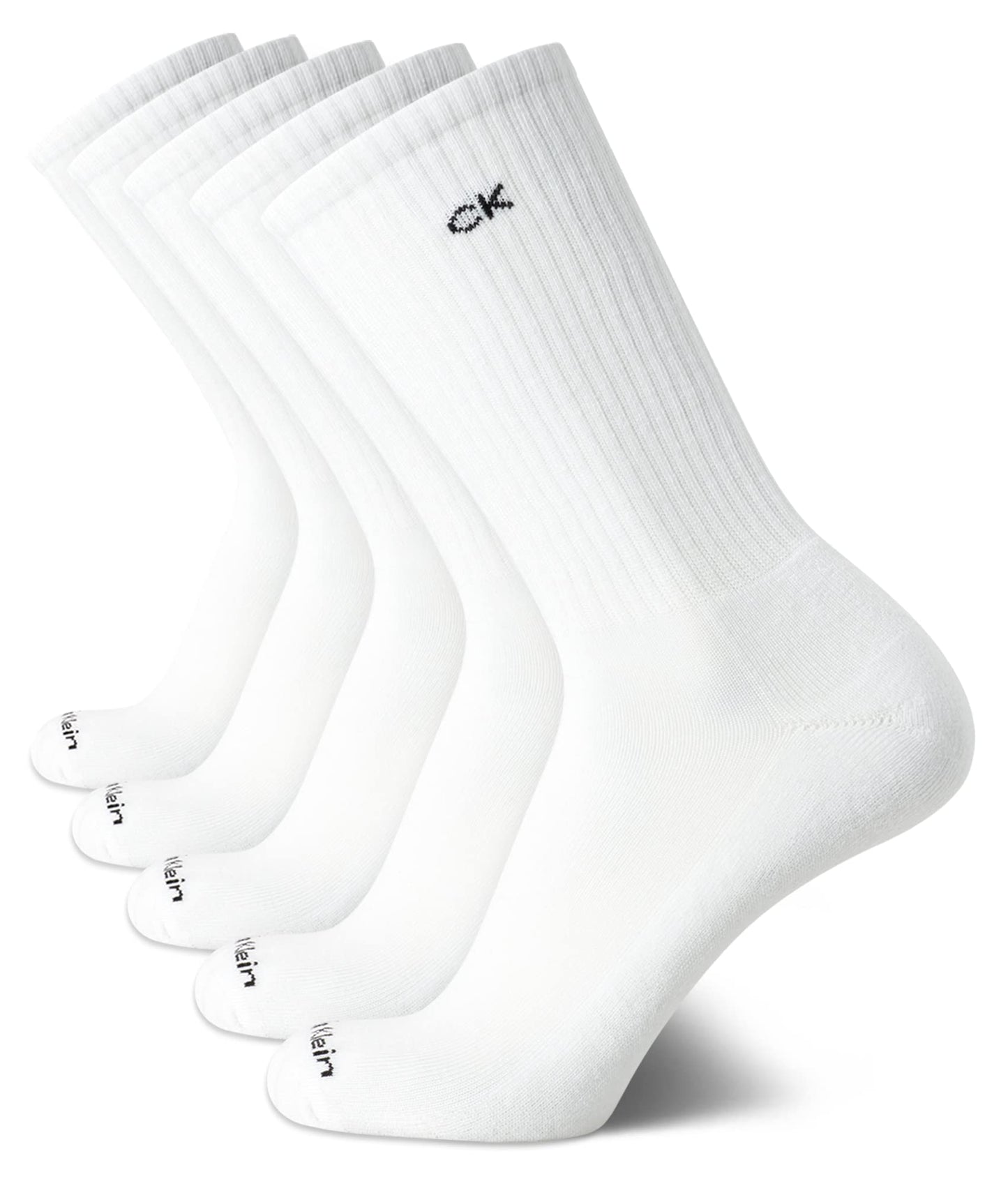 Calvin Klein Cushioned Crew Socks (5-Pair)