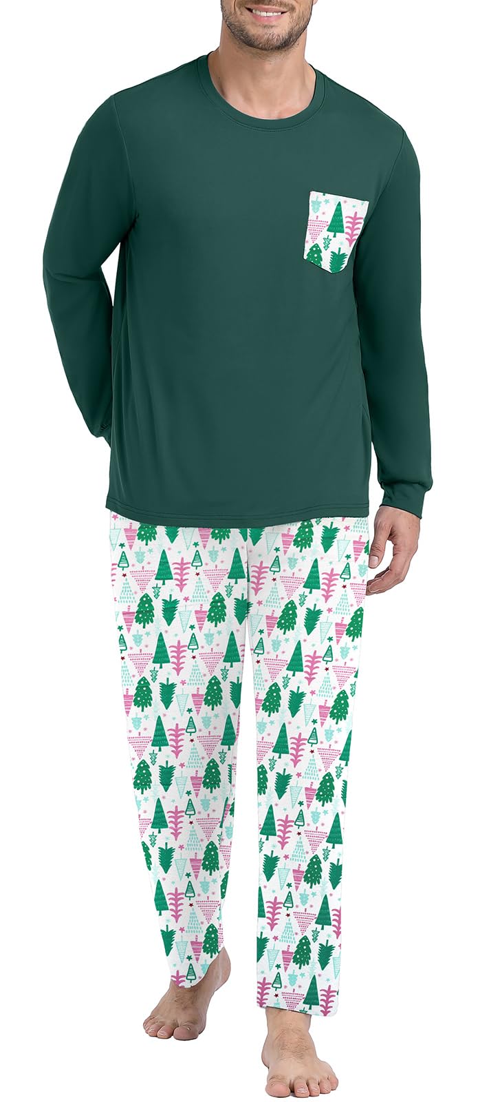 Long Sleeve Crewneck Pj Set