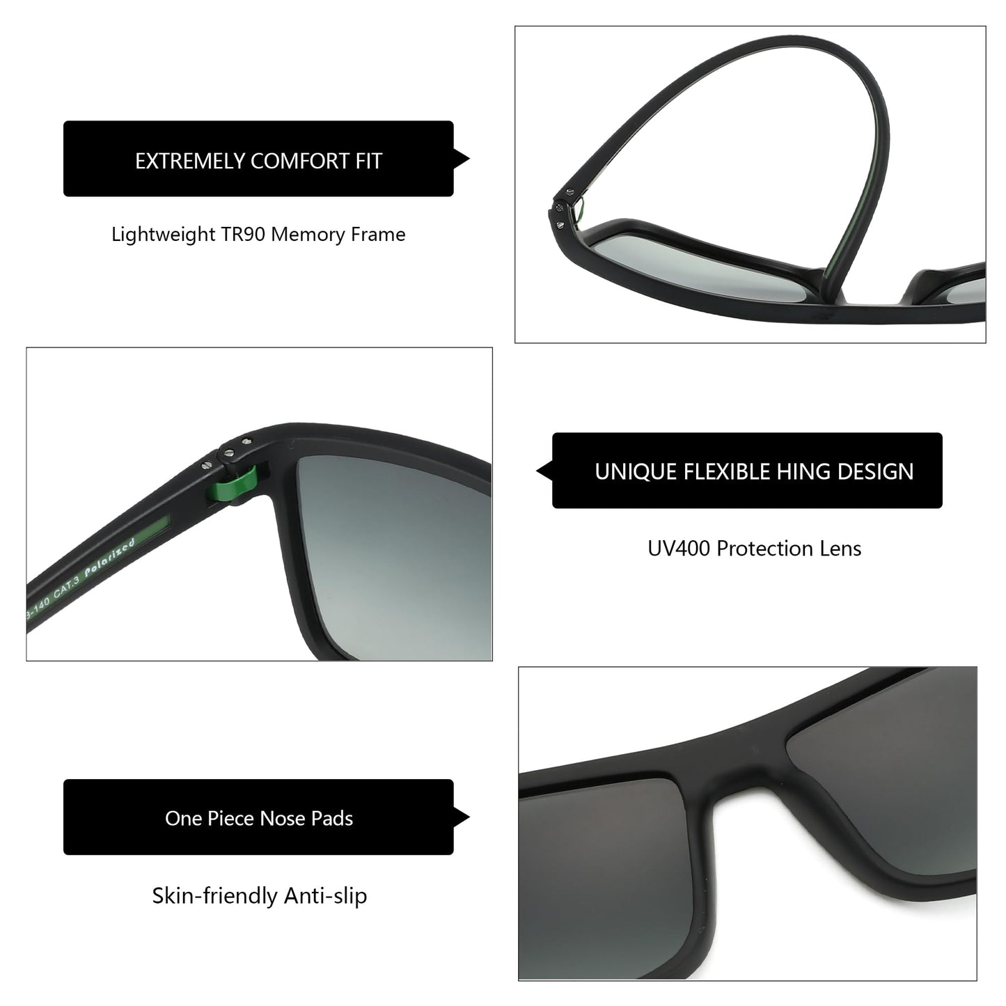 ZENOTTIC Polarized Sunglasses