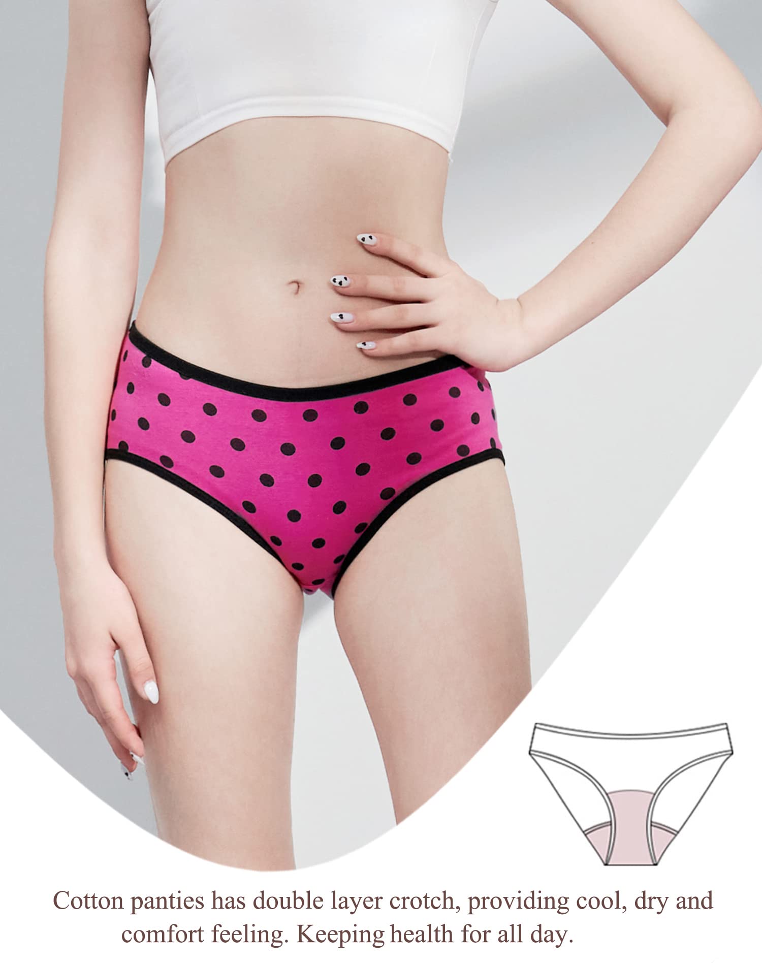 Teen Cotton Hipster Bikini Panties Multipack - Purcell's Clothing Company - 