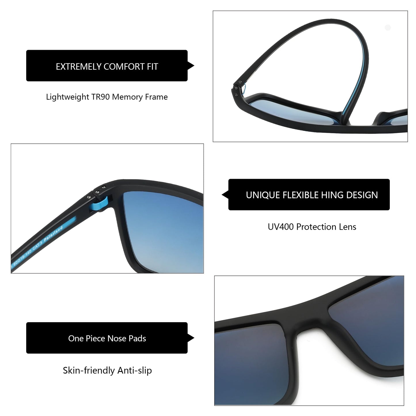 ZENOTTIC Polarized Sunglasses