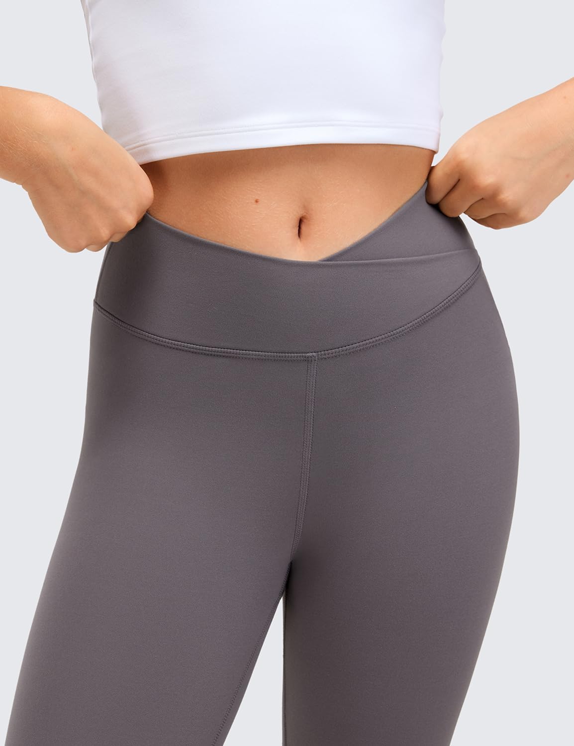 High Waist Crossover Yoga Pants