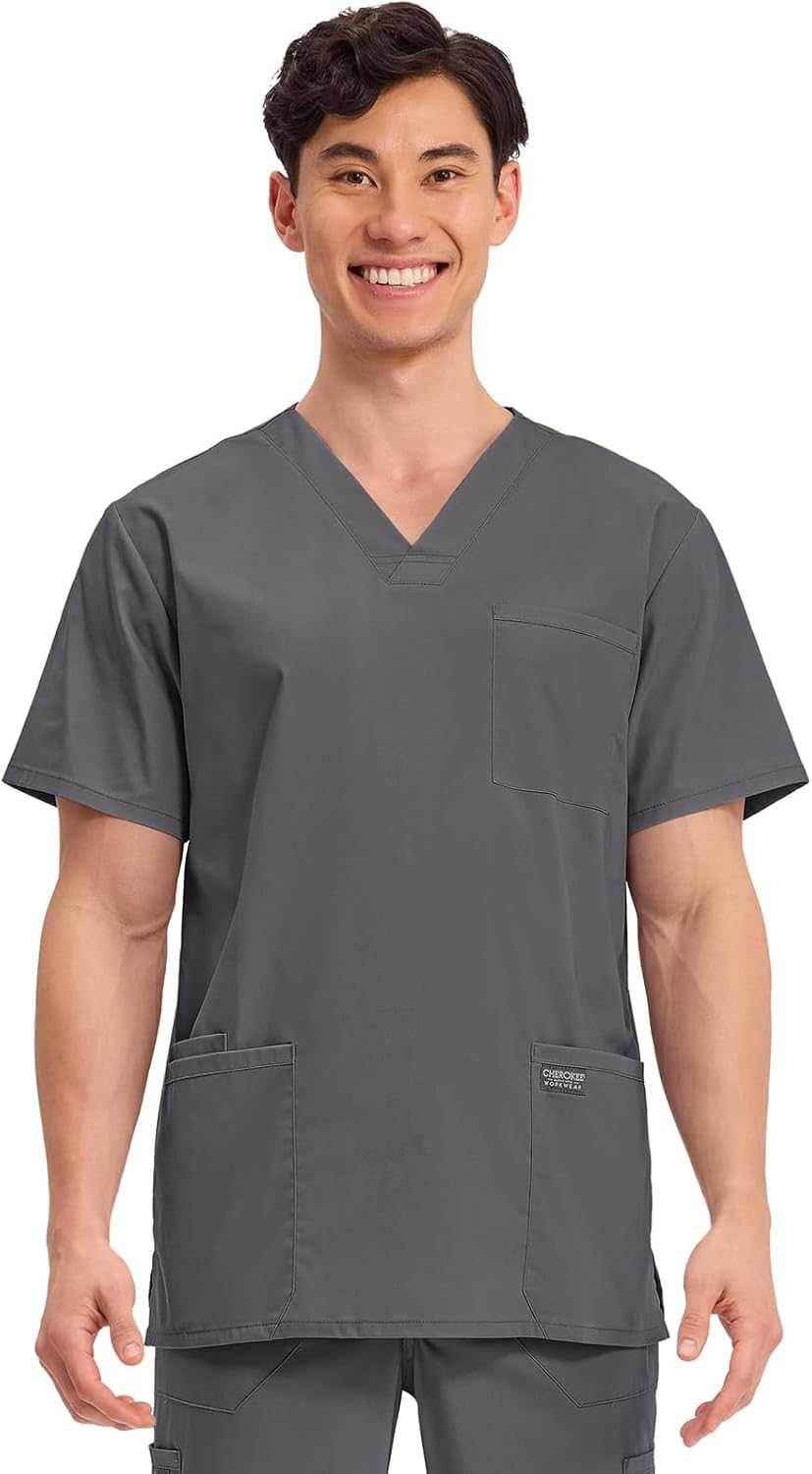 Cherokee V-Neck 4 Pocket Scrub Top - Purcell's Clothing Company