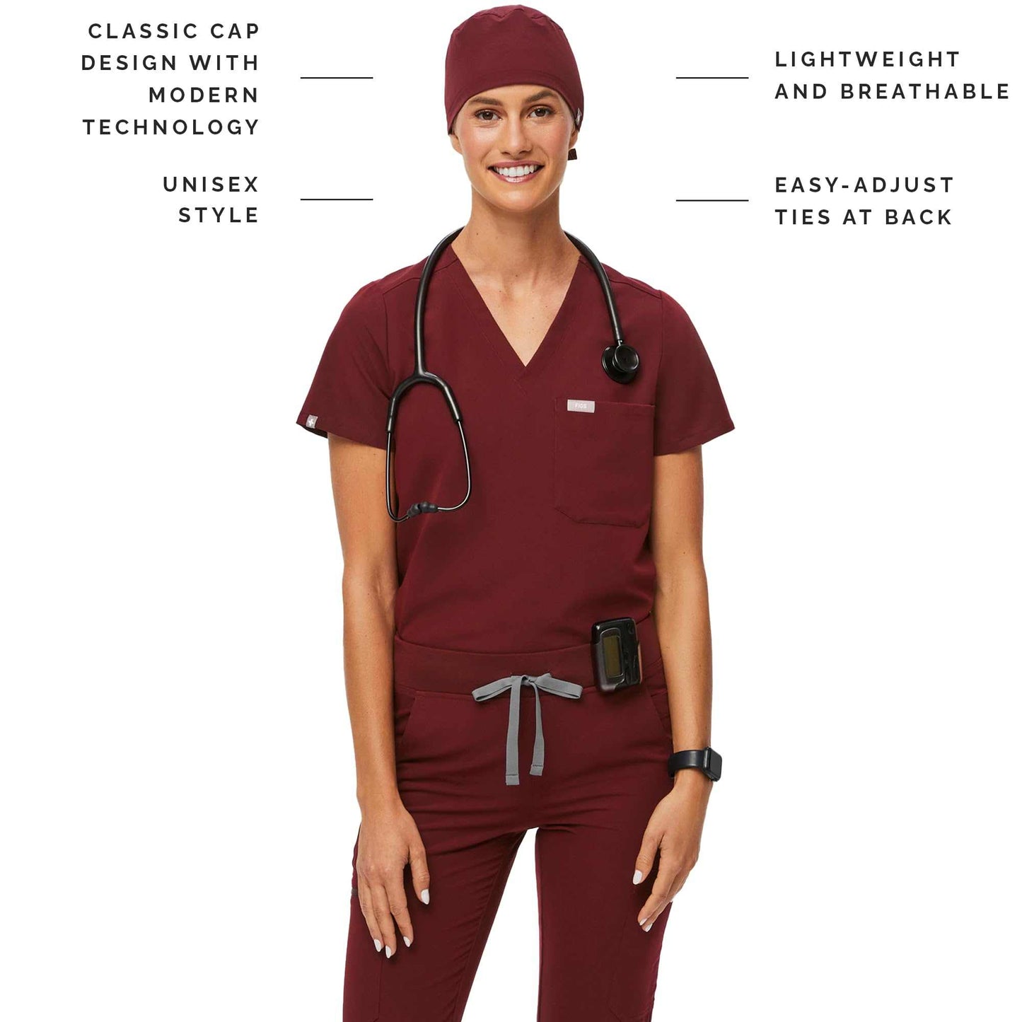 FIGS Modern Classic Unisex Scrub Cap