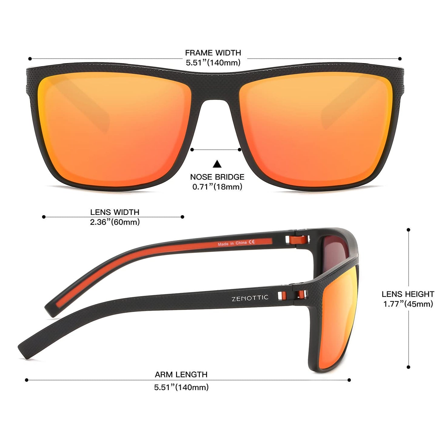 ZENOTTIC Polarized Sunglasses