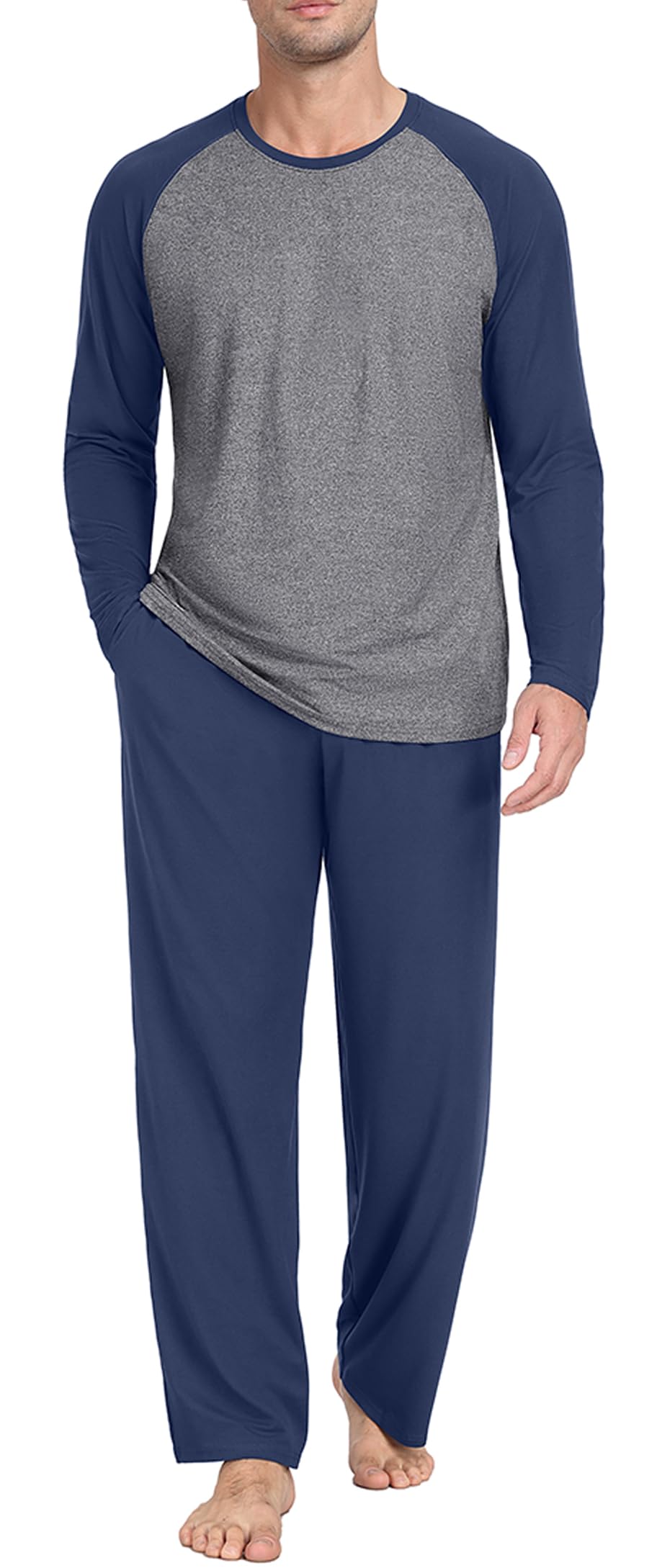 Long Sleeve Crewneck Pj Set