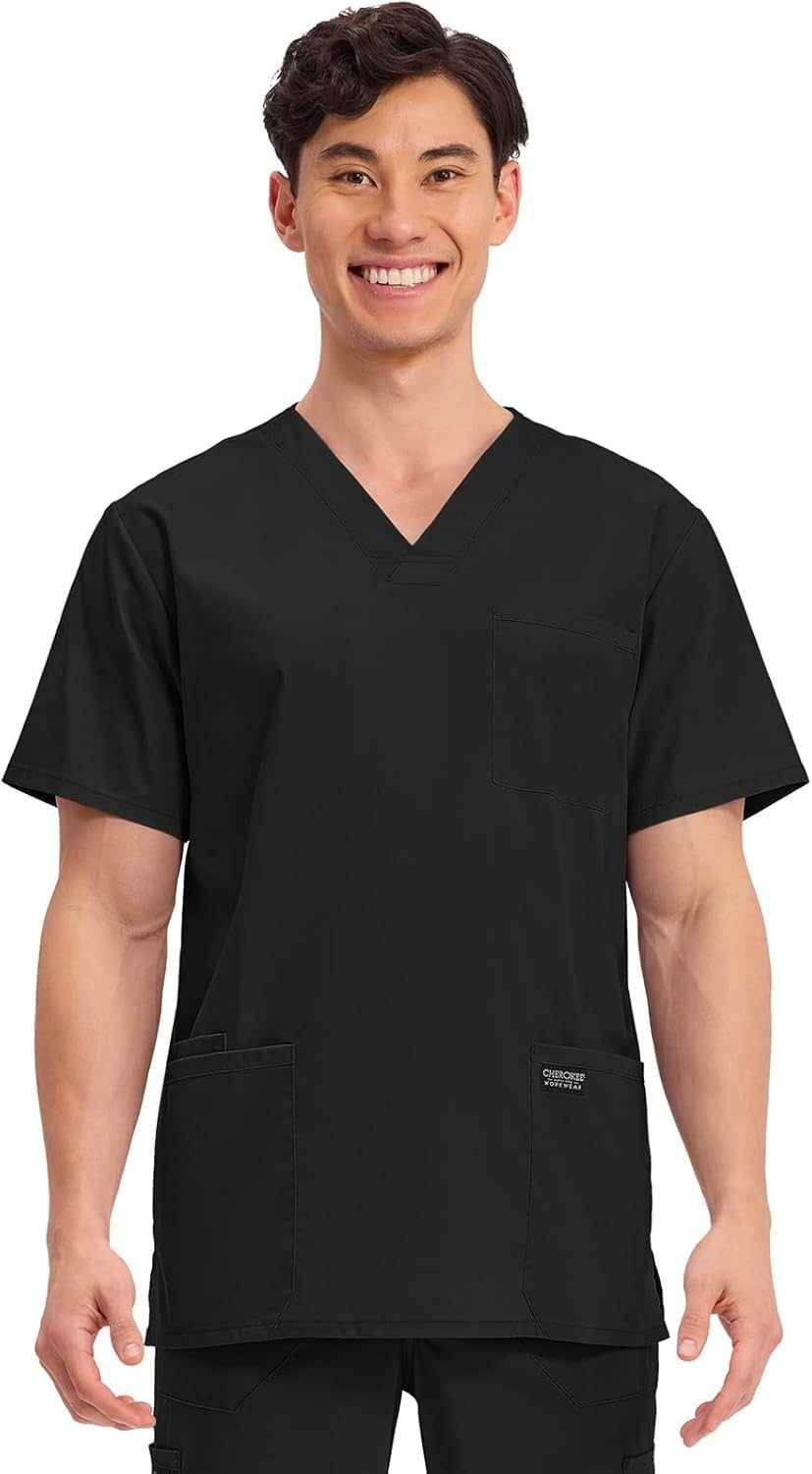 Cherokee V-Neck 4 Pocket Scrub Top - Purcell's Clothing Company