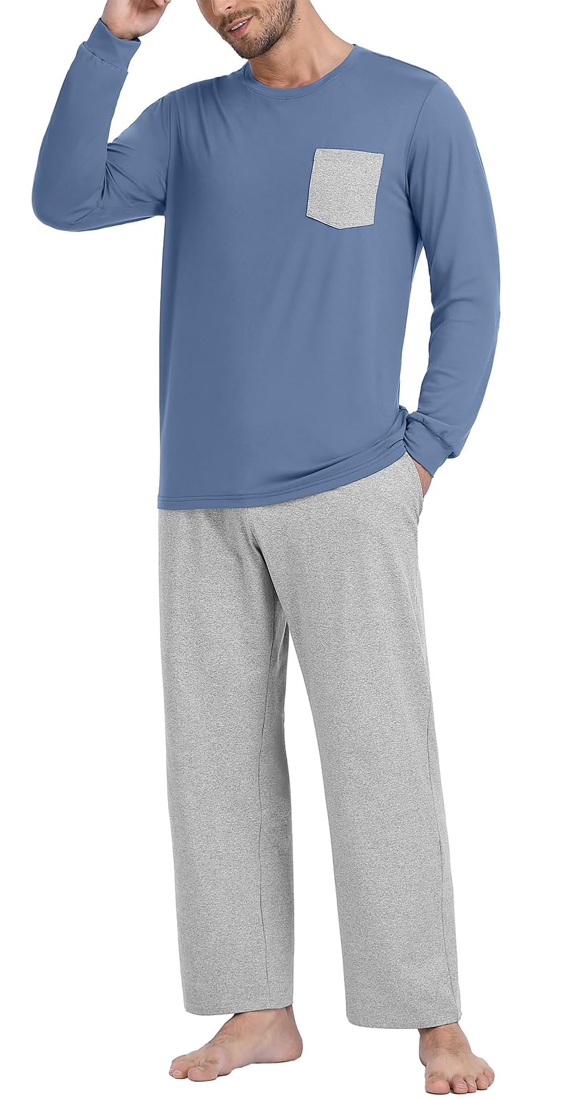 Long Sleeve Crewneck Pj Set