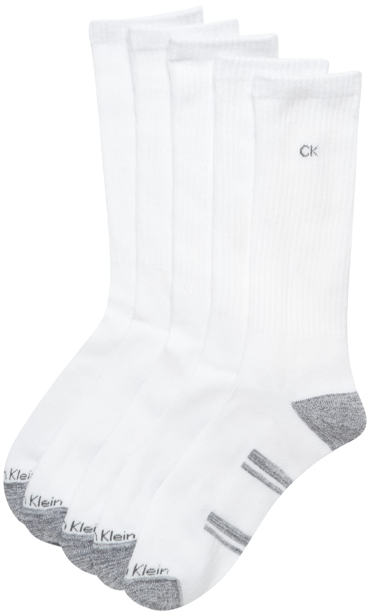 Calvin Klein Cushioned Crew Socks (5-Pair)