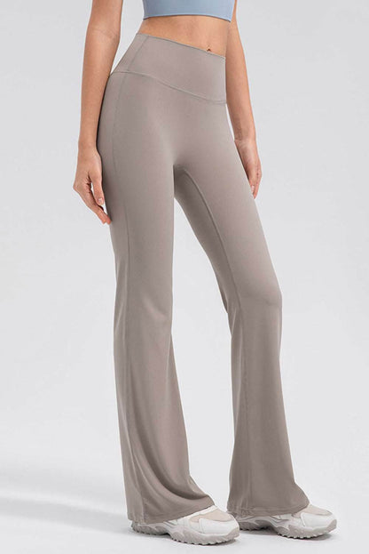 High Waist Straight Active Pants - Purcell's Clothing Company