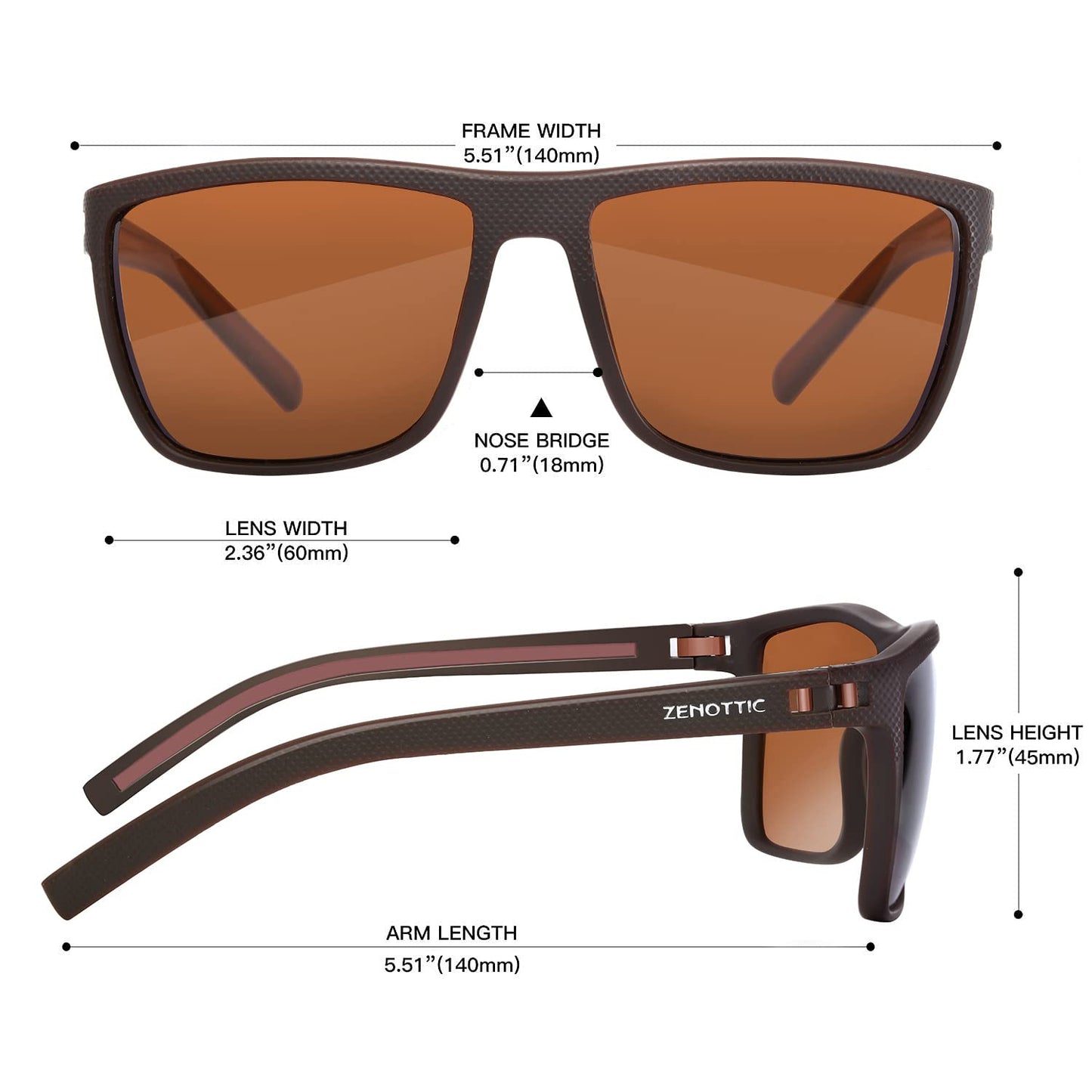 ZENOTTIC Polarized Sunglasses