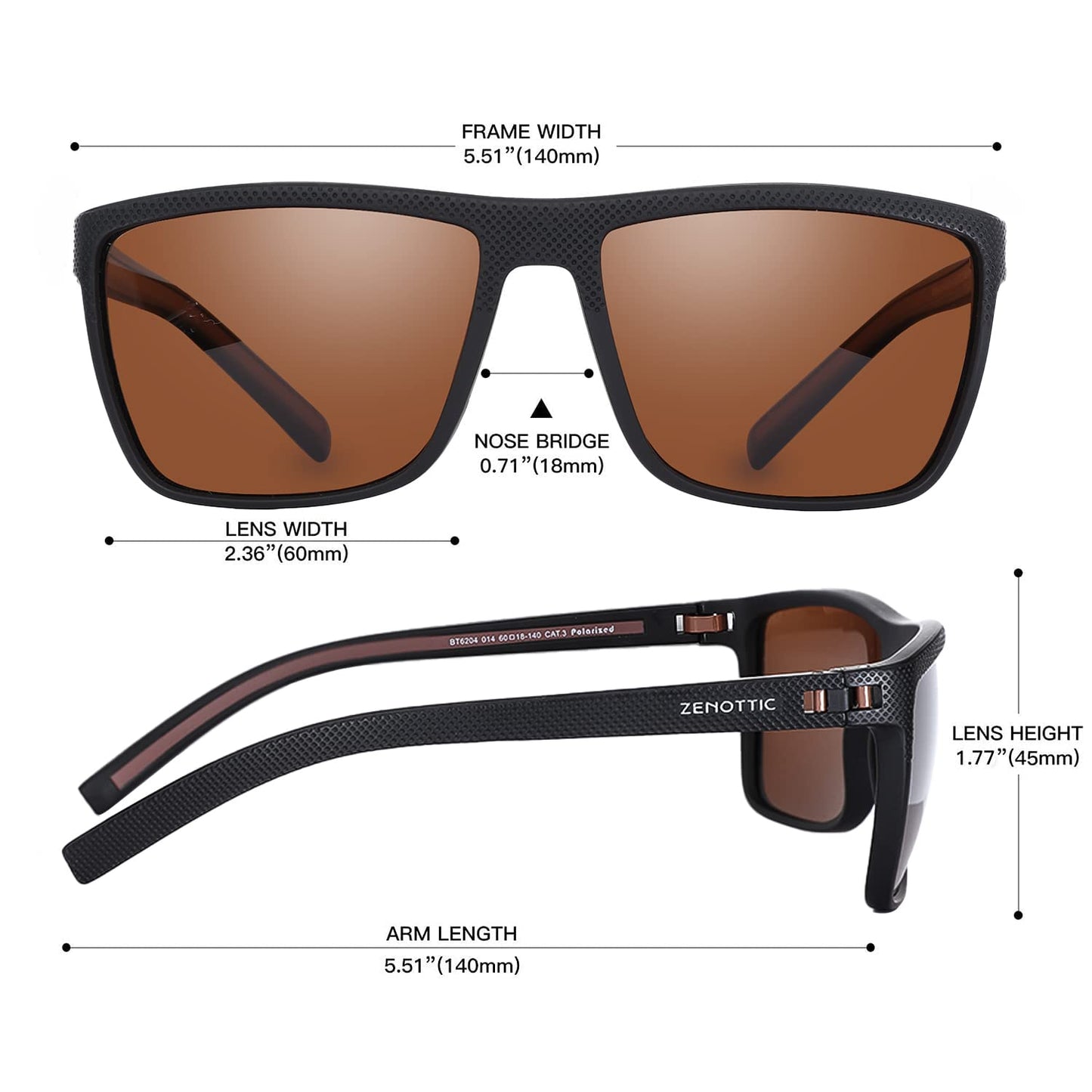 ZENOTTIC Polarized Sunglasses