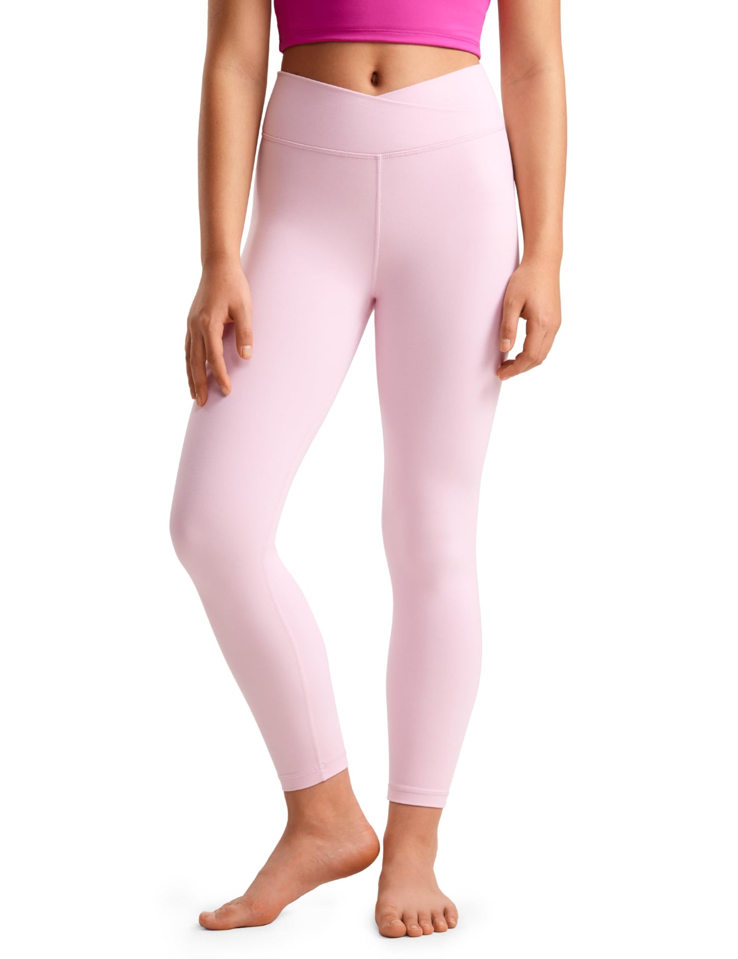 High Waist Crossover Yoga Pants