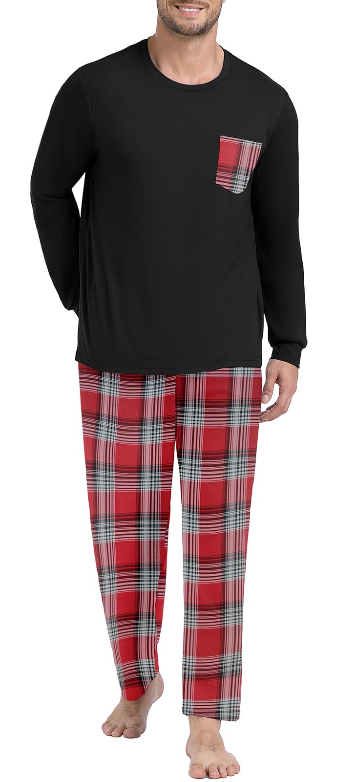 Long Sleeve Crewneck Pj Set