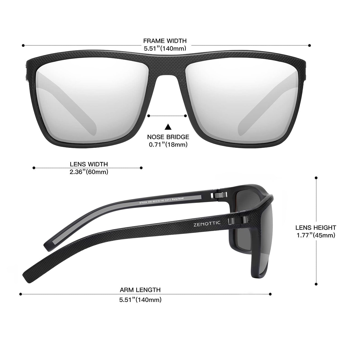 ZENOTTIC Polarized Sunglasses