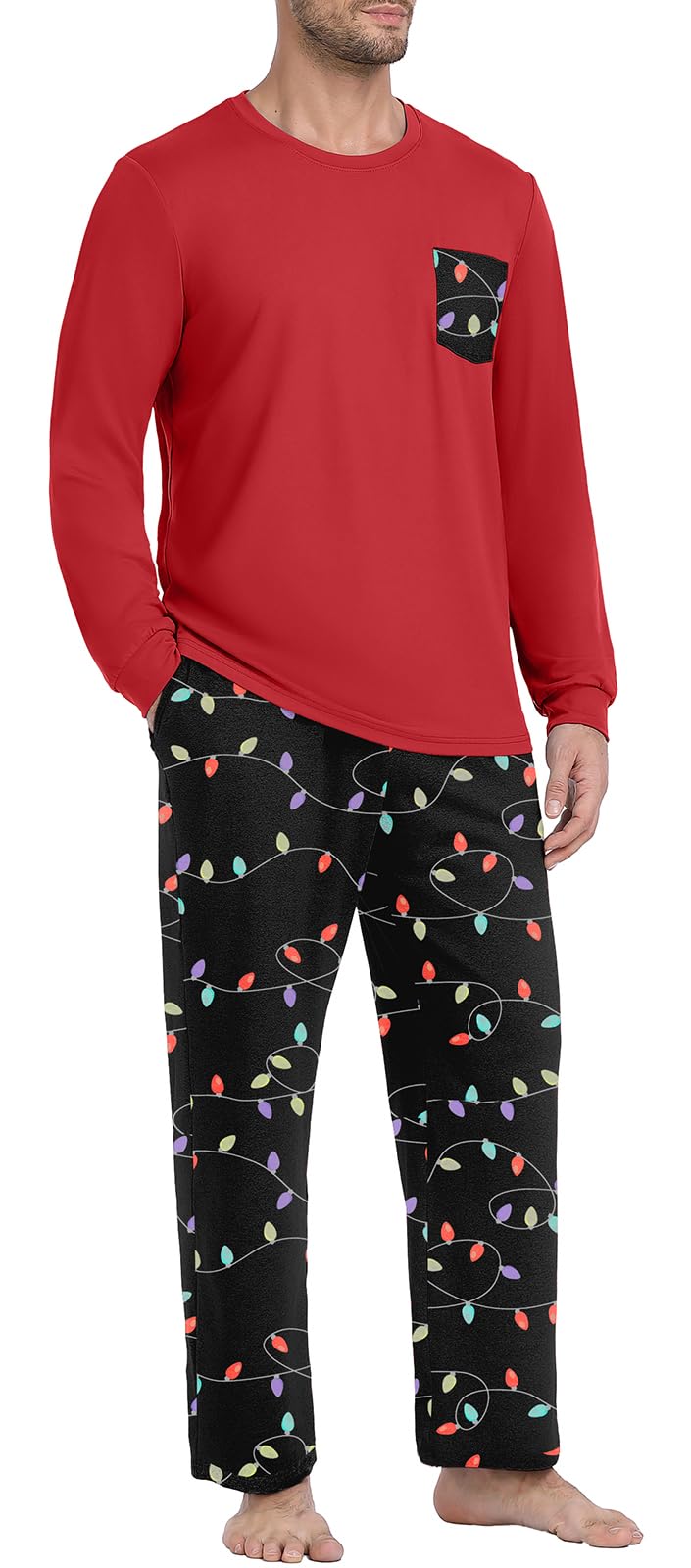 Long Sleeve Crewneck Pj Set