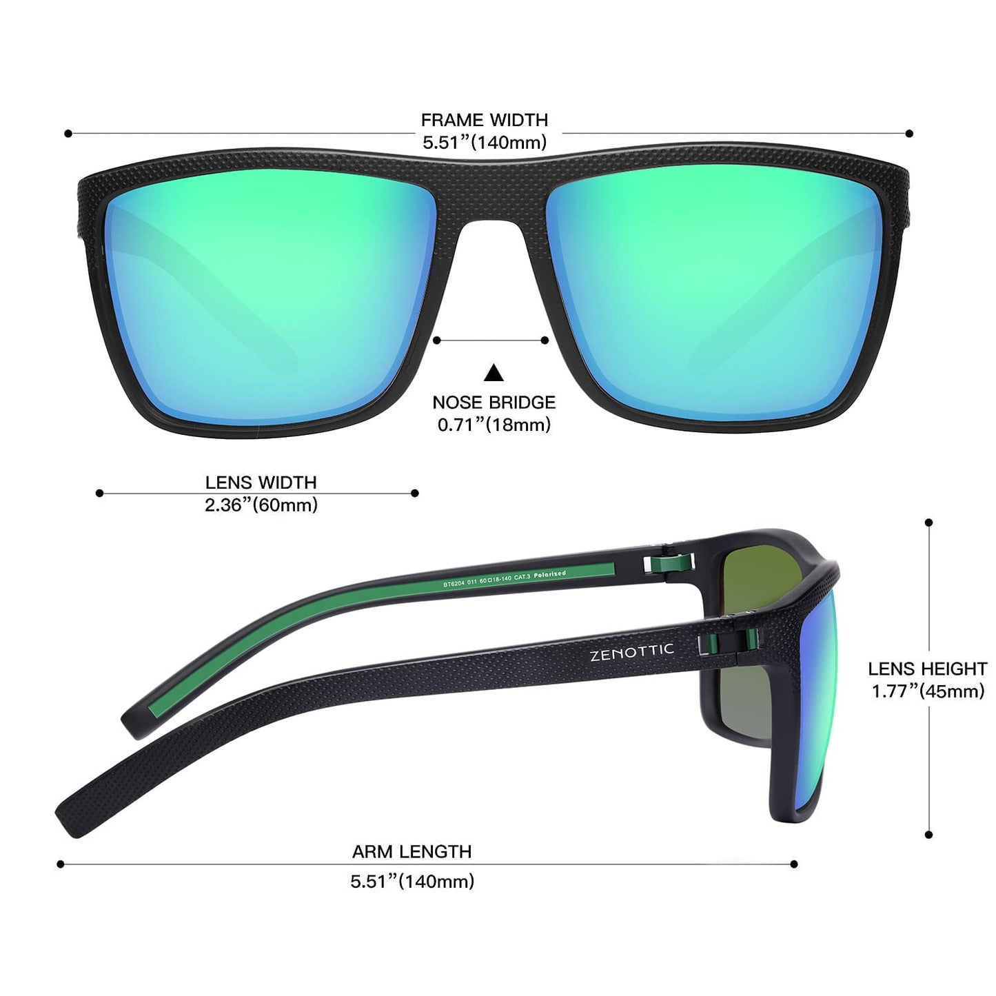 ZENOTTIC Polarized Sunglasses