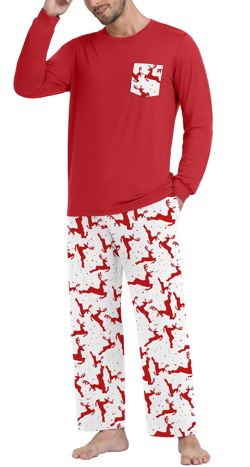 Long Sleeve Crewneck Pj Set