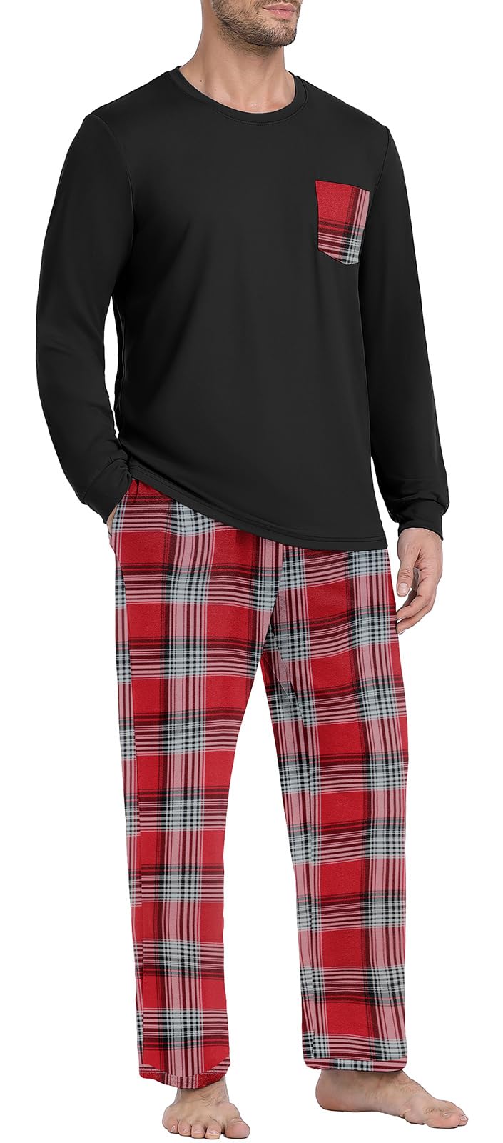 Long Sleeve Crewneck Pj Set