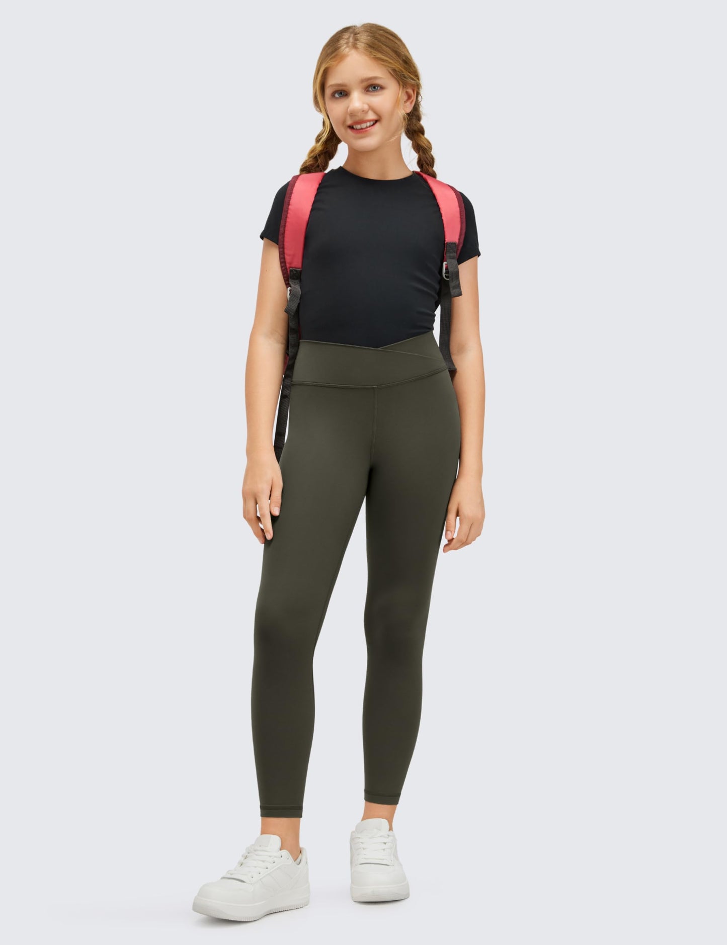 High Waist Crossover Yoga Pants