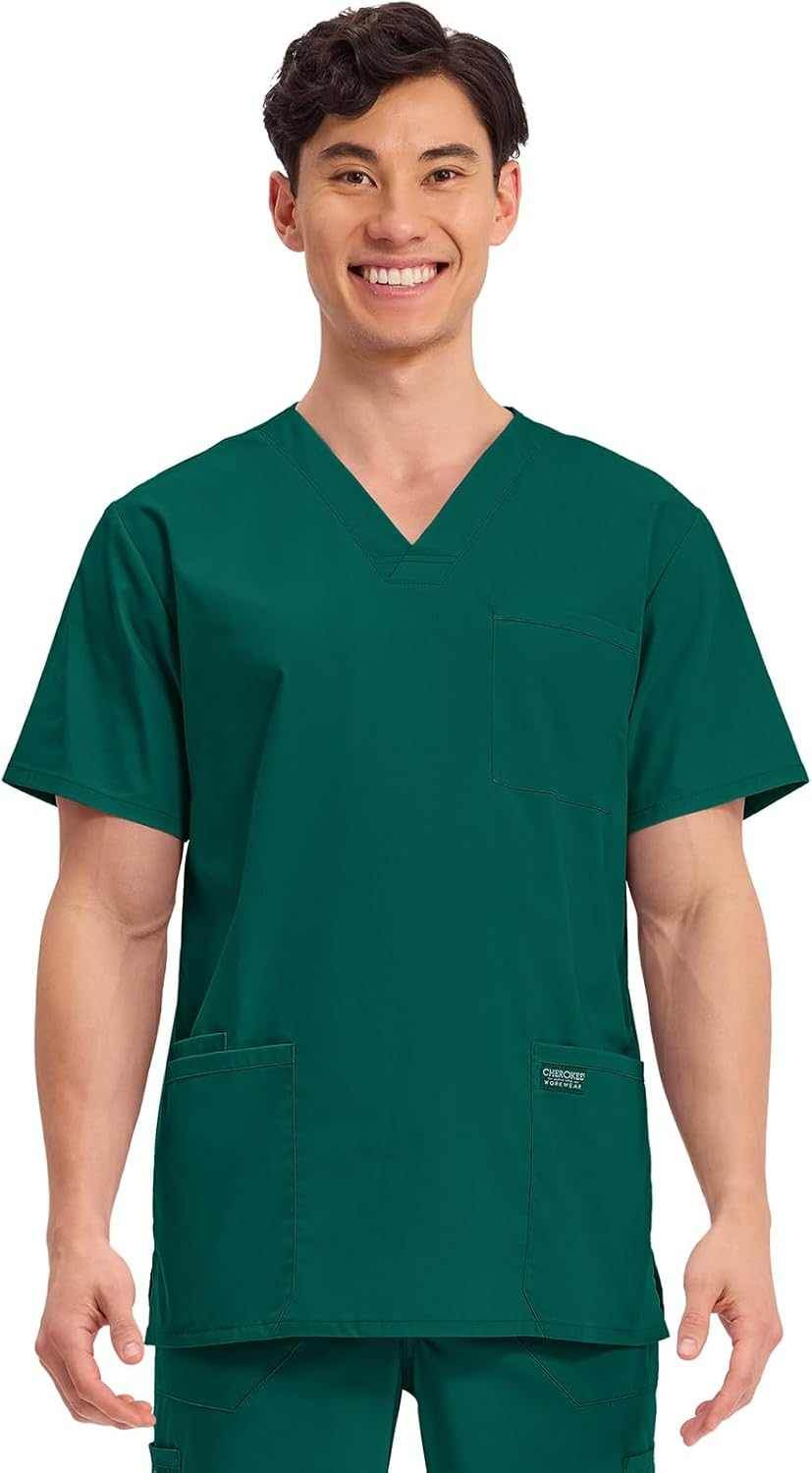 Cherokee V-Neck 4 Pocket Scrub Top - Purcell's Clothing Company