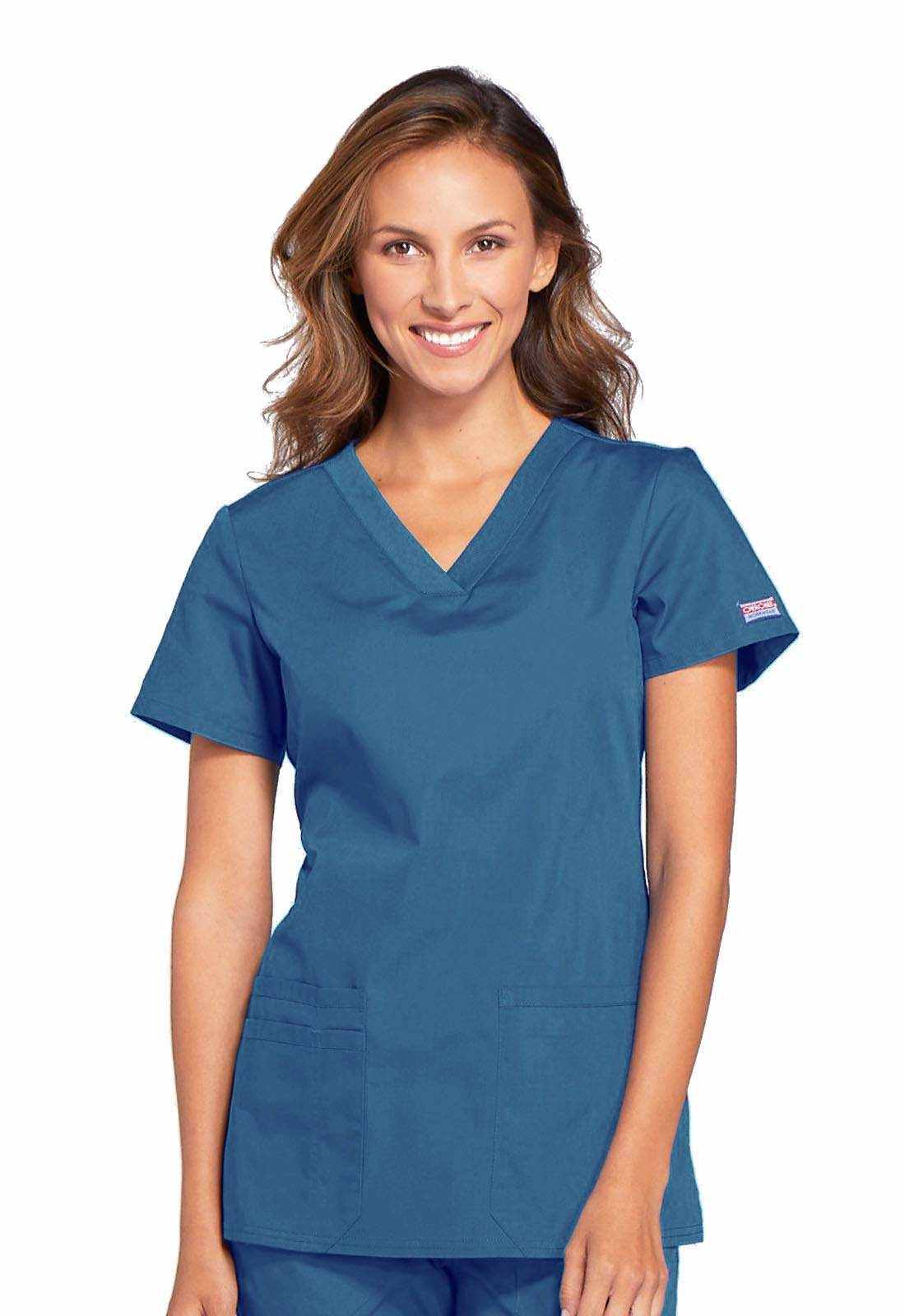 Cherokee V-Neck Scrub Top - 3 Pocket - Purcell's Clothing Company