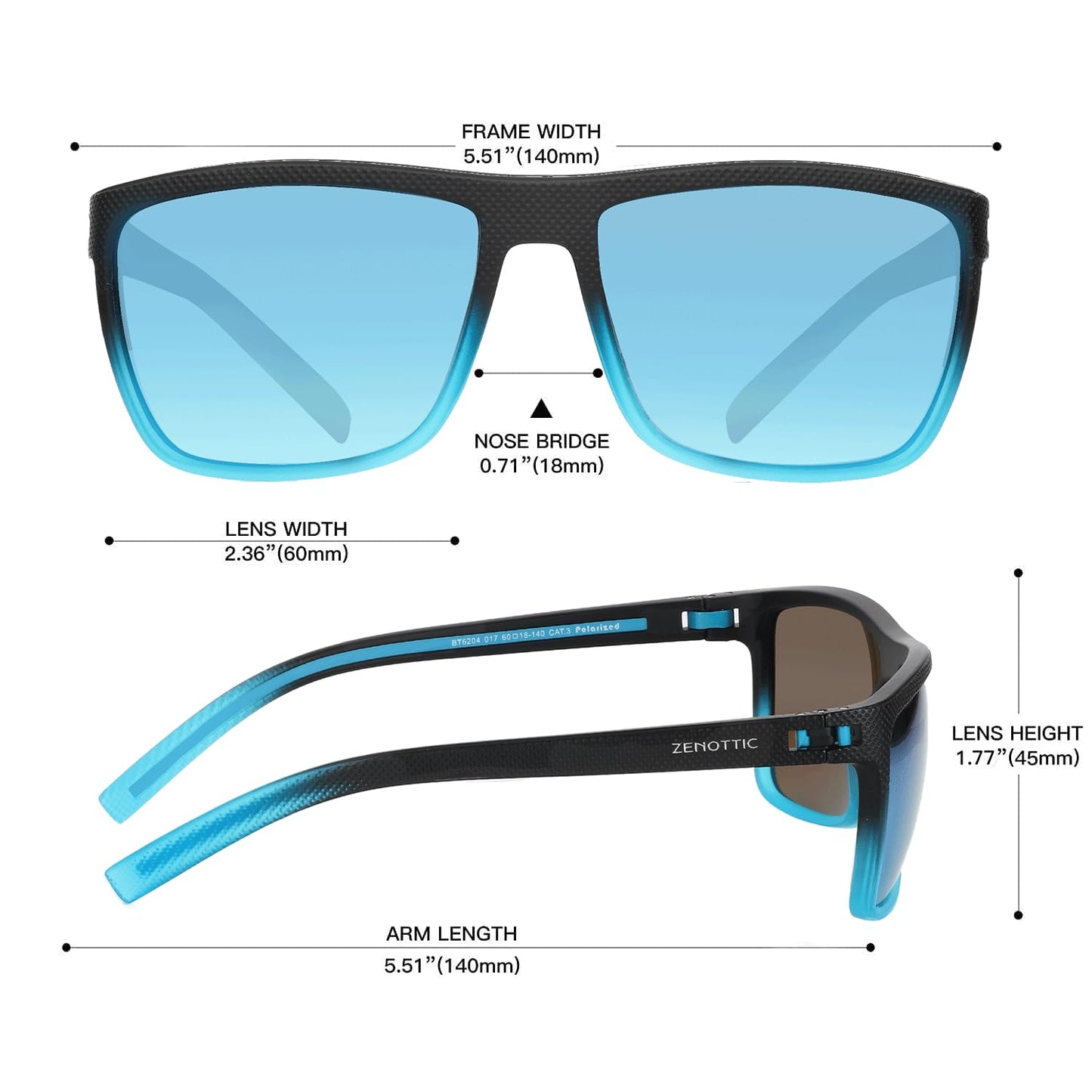 ZENOTTIC Polarized Sunglasses