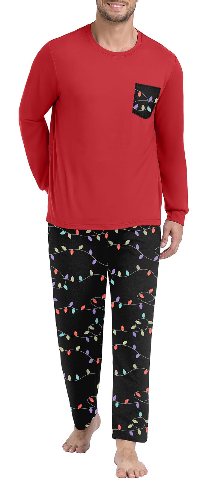 Long Sleeve Crewneck Pj Set